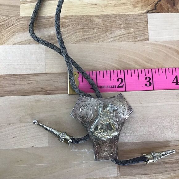 Vintage Cowboy Tie Clips & Tie Bundle Accs Rodeo Wstn Ctry Clips - Picture 8 of 13